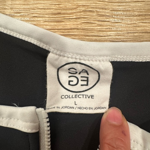 Sage Gray and White Midi Dress - Picture 7 of 7